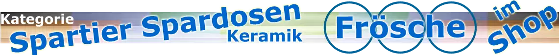 Frösche Spartier Spardosen aus Keramik Übersicht|default:Frösche|default:.NAME