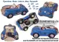 Preview: Spardose Auto Cabrio blau/chrom Gesamt Preview: Spardose Auto Cabrio blau/chrom Gesamt
