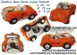 Preview: Spardose Auto Cabrio orange/chrom Gesamt Preview: Spardose Auto Cabrio orange/chrom Gesamt