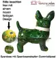 Preview: Spardose Spartier Pomme Pidou Hund Bommer grün Blüten Keramik C Preview: Spardose Spartier Pomme Pidou Hund Bommer grün Blüten Keramik C