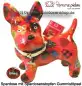 Preview: Spardose Spartier Pomme Pidou Hund Bommer rot Keramik A