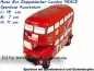 Mobile Preview: Spardose Auto Bus Doppeldecker London PEACE B