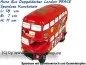 Preview: Spardose Auto Bus Doppeldecker London PEACE B