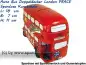 Preview: Spardose Auto Bus Doppeldecker London PEACE D