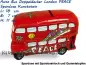 Preview: Spardose Auto Bus Doppeldecker London PEACE E Preview: Spardose Auto Bus Doppeldecker London PEACE E