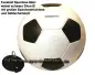 Preview: Großspardose Fußball weiß/ schwarz mit großen Spardosenschloss Maße ca.: D= 20 cm A Preview: Großspardose Fußball weiß/ schwarz mit großen Spardosenschloss Maße ca.: D= 20 cm A