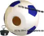 Preview: Spardose Fußball 3 Farbvariante weiss/blau Preview: Spardose Fußball 3 Farbvariante weiss/blau