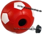 Preview: Spardose Fußball 2 Farbvariante rot/weiß