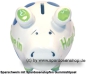Preview: Sparschwein Kleinsparschwein 3D Design Haus-Schwein Keramik B