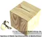 Preview: Spardose Holzwürfel Rohling natur A