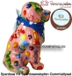 Preview: Spardose Spartier Pomme Pidou Hund Benno rosa Keramik C