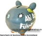 Preview: Sparschwein Kleinsparschwein 3D Design Abi Auto Führerschein Keramik D