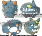 Preview: Sparschwein Kleinsparschwein 3D Design Abi Auto Führerschein Keramik Gesamt