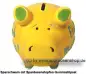 Preview: Sparschwein 3D Design Einfach mal Danke gelb Keramik B Preview: Sparschwein 3D Design Einfach mal Danke gelb Keramik B