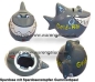 Preview: Spardose Spartier 3D Design Geld-Hai Keramik Gesamt