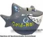 Preview: Spardose Spartier 3D Design Geld-Hai Keramik C