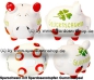 Preview: Sparschwein mittelgroßes Sparschwein 3D Design Glücksschwein mittel Keramik Gesamt