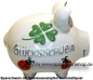 Preview: Sparschwein mittelgroßes Sparschwein 3D Design Glücksschwein Keramik C