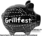 Preview: Sparschwein Mittelsparschwein Grillfest Keramik C