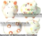Preview: Sparschwein Kleinsparschwein 3D Design Happy Birthday Keramik Gesamt