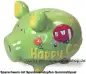 Preview: KCG mittelgroßes Sparschwein 3D Design Happy Camper Keramik A