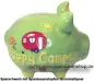 Preview: KCG mittelgroßes Sparschwein 3D Design Happy Camper Keramik C