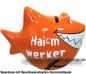Preview: Spardose Spartier 3D Design Hai-mwerker Keramik C