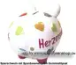 Preview: KCG mittelgroßes Sparschwein 3D Design Herzenswunsch Keramik D