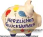 Preview: Sparschwein mittelgroßes Sparschwein 3D Design HERZLICHEN GLÜCKWUNSCH Keramik C Preview: Sparschwein mittelgroßes Sparschwein 3D Design HERZLICHEN GLÜCKWUNSCH Keramik C