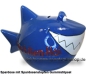 Preview: Spardose Spartier Monsterhai 3D Design Immobilien-Hai Keramik C