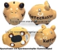 Preview: Sparschwein Kleinsparschwein 3D Design Kaffeekasse Keramik Gesamt