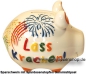 Preview: Sparschwein Kleinsparschwein 3D Design Lass Krachen Keramik C