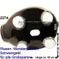 Preview: Sparschwein riesengroßes Monster Sparschwein 3D Design Schwarzgeld Keramik E