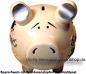 Preview: Sparschwein mittelgroßes Sparschwein 3D Design Saus + Braus Keramik B