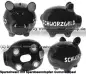 Preview: Sparschwein mittelgroßes Sparschwein 3D Design Schwarzgeld Keramik Gesamt Preview: Sparschwein mittelgroßes Sparschwein 3D Design Schwarzgeld Keramik Gesamt