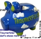 Preview: Sparschwein Traumerfüller Größenvariante Mittelschwein