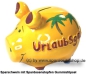 Preview: Sparschwein Kleinsparschwein 3D Design Urlaubsgeld Keramik A