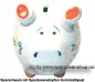 Preview: Sparschwein Kleinsparschwein Zum Schulanfang weiß Keramik B Preview: Sparschwein Kleinsparschwein Zum Schulanfang weiß Keramik B