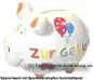 Preview: Sparschwein Kleinsparschwein 3D Zur Geburt weiß Keramik A Preview: Sparschwein Kleinsparschwein 3D Zur Geburt weiß Keramik A