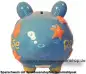 Preview: Sparschwein mittelgroßes Sparschwein 3D Design Reisekasse Keramik D