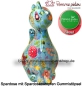 Preview: Spardose Spartier Pomme Pidou Katze Caramel hellblau Keramik B