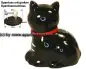 Preview: Spardose Katze Katy Kunststoff Farbe schwarz B Preview: Spardose Katze Katy Kunststoff Farbe schwarz B