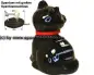 Preview: Spardose Katze Katy Kunststoff Farbe schwarz C Preview: Spardose Katze Katy Kunststoff Farbe schwarz C