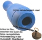 Preview: Spardose Kegel A Farbvariante blau