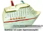 Preview: Spardose Kreuzfahrtschiff weiß C Preview: Spardose Kreuzfahrtschiff weiß C
