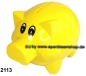 Preview: Sparschwein Felix Uni Farbvariante gelb B