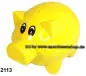 Preview: Sparschwein Felix Uni Farbvariante gelb B Preview: Sparschwein Felix Uni Farbvariante gelb B