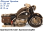 Preview: Spardose Motorrad schwarz/ bunt D