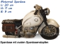 Preview: Spardose Motorrad weiß/ bunt D
