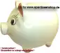 Preview: Sparschwein Riese extra Groß Dekor Uni weiß A Preview: Sparschwein Riese extra Groß Dekor Uni weiß A